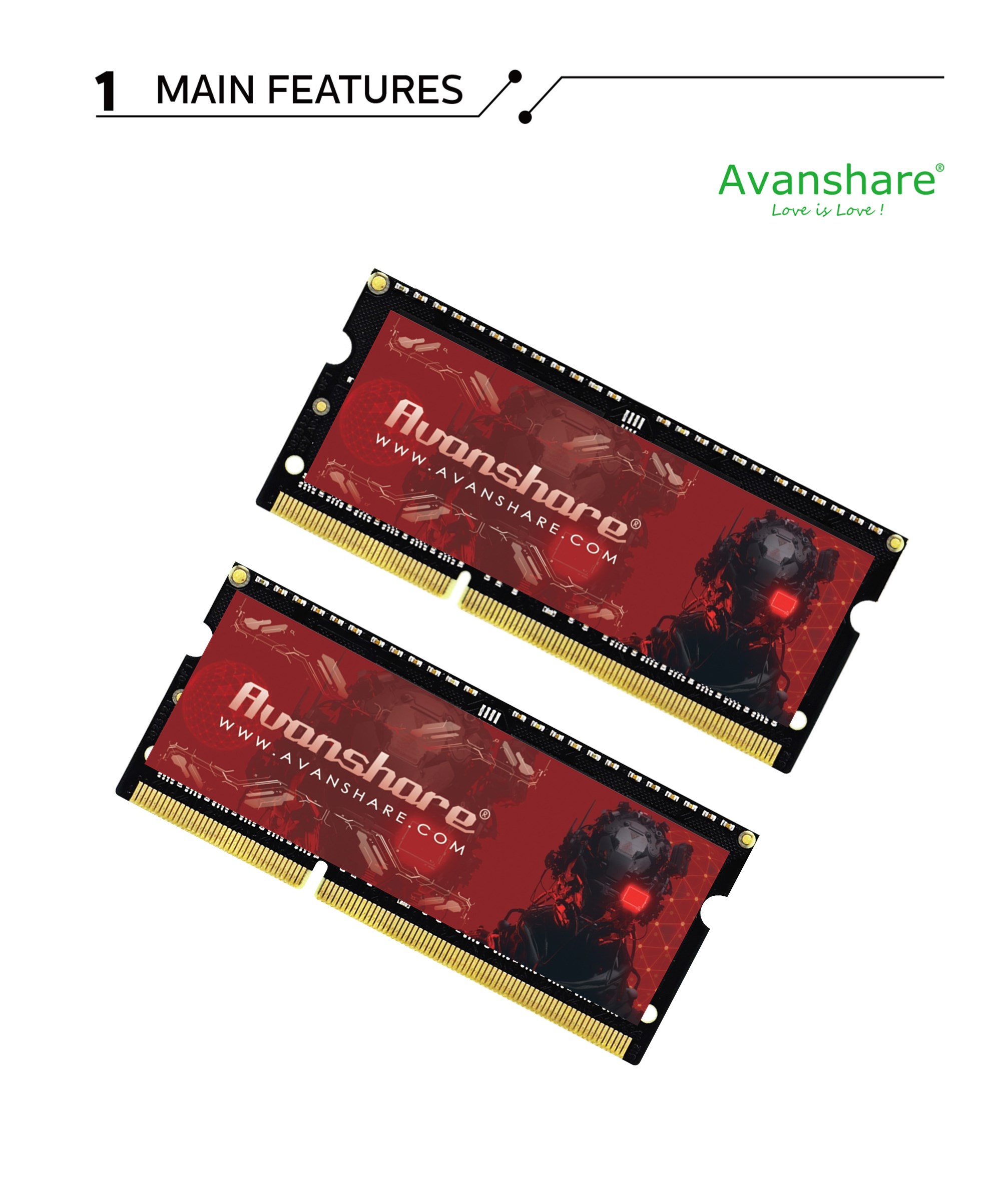 Avanshare Ram Memory DDR5 DDR4 - огляд і ціна Ddr4 3200 16Gb