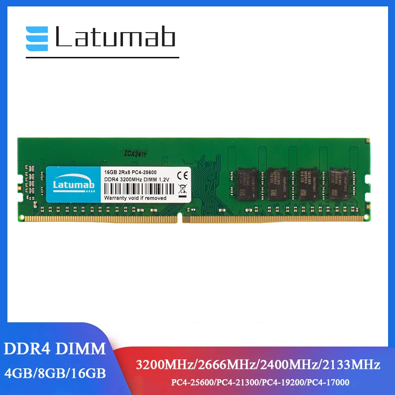 Latumab RAM DDR4 Desktop Memor - огляд і ціна Ddr4 3200Mhz